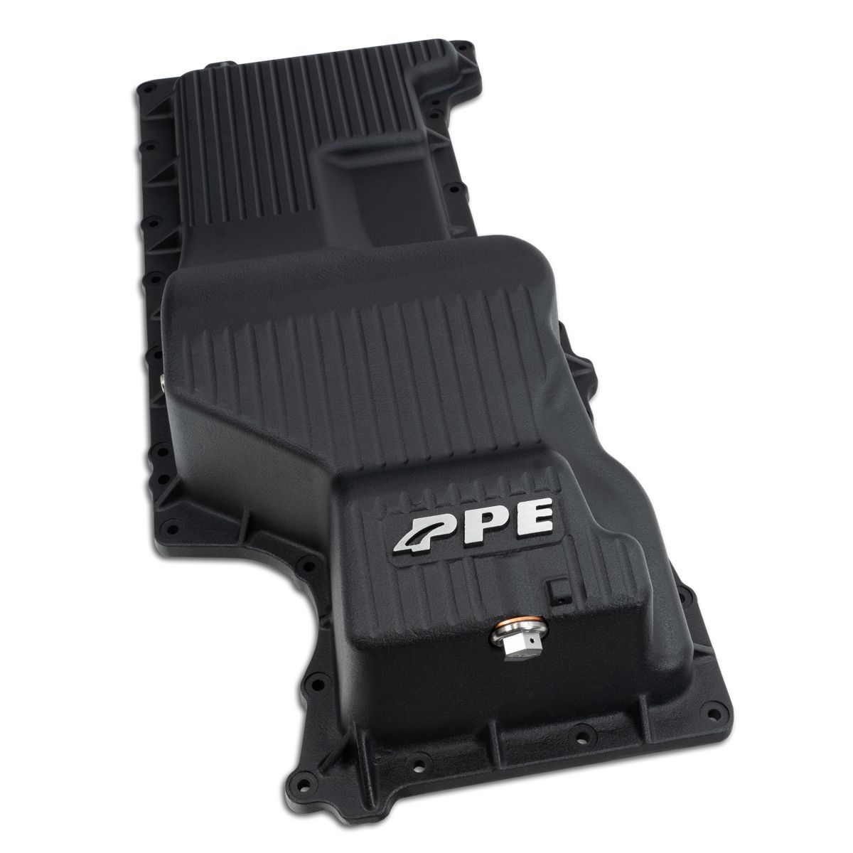 PPE 114054020 Heavy Duty Deep Black Aluminum Oil Pan | 2019-2022 GM Silverado/Sierra 1500 3.0L