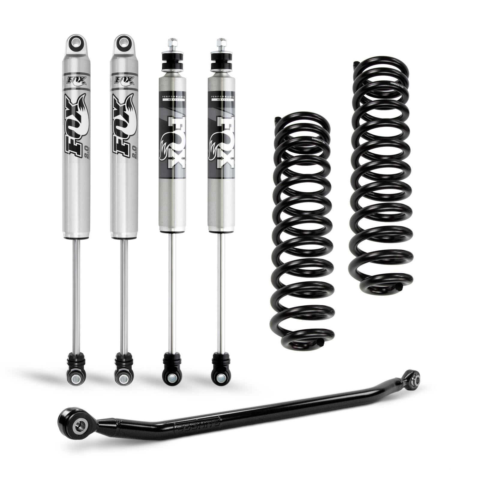 Cognito 115-P1016 3 inch Performance Leveling Kit with Fox PS 2.0 IFP Shocks | 2013-2022 RAM 3500 4WD