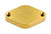 PPE 115010220 Turbo Resonator Delete Plug - Gold | 2011-2016 GM Silverado/Sierra 2500HD/3500HD 6.6L Duramax LML