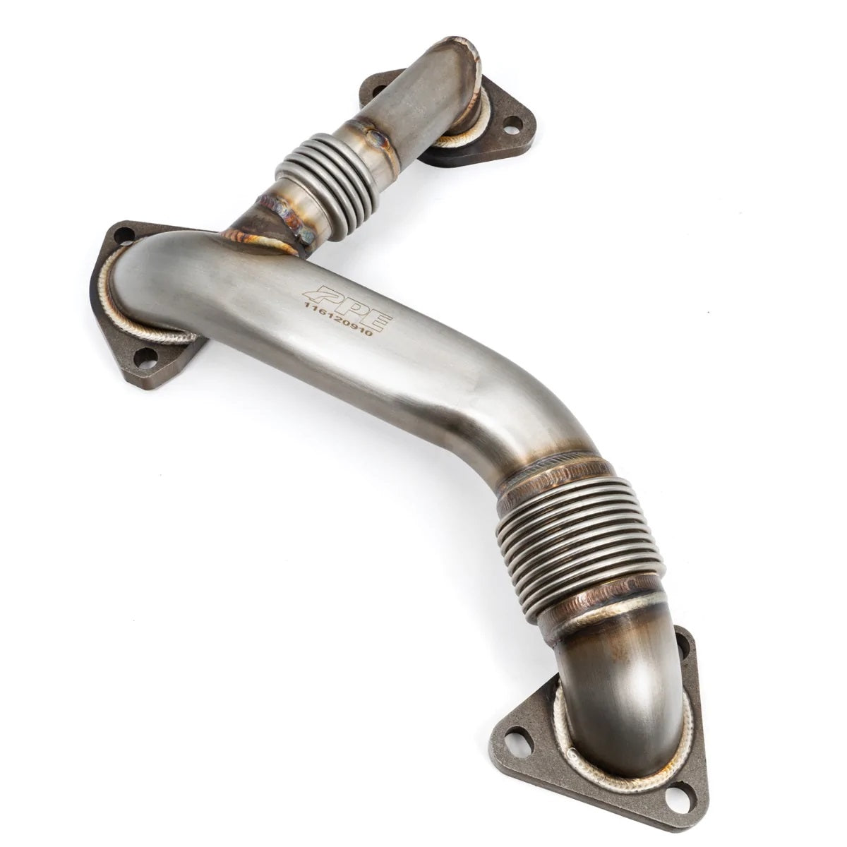PPE 116120910 OEM Replacement Up-Pipe for CA Emission Trucks Only | 2002-2004 GM Silverado/Sierra 2500HD/3500HD 6.6L Duramax LB7