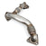 PPE 116120910 OEM Replacement Up-Pipe for CA Emission Trucks Only | 2002-2004 GM Silverado/Sierra 2500HD/3500HD 6.6L Duramax LB7