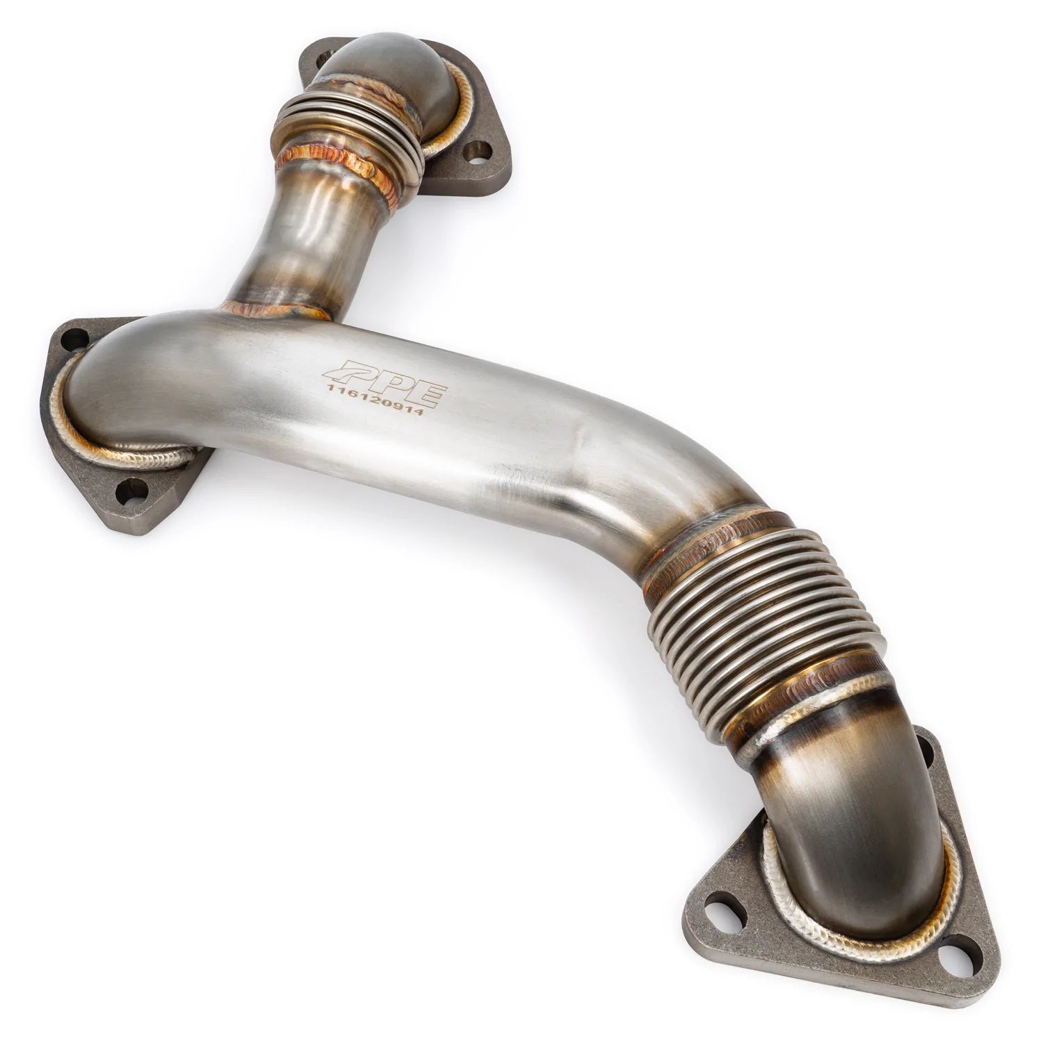 PPE 116120914 OEM Replacement Up-Pipe for OEM Exhaust Manifolds | 2006-2007 GM Silverado/Sierra 2500HD/3500HD 6.6L Duramax LBZ