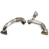 PPE 116121115 OEM Length High Flow Up-Pipes | 2011-2016 GM Silverado/Sierra 2500HD/3500HD 6.6L Duramax LML