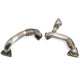 PPE 116121115 OEM Length High Flow Up-Pipes | 2011-2016 GM Silverado/Sierra 2500HD/3500HD 6.6L Duramax LML
