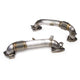 PPE 116122000 OEM Length Replacement High Flow Up-Pipes | 2017-2024 GM Silverado/Sierra 2500HD/3500HD 6.6L Duramax