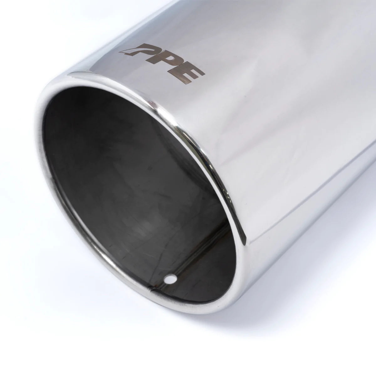 PPE 117021500 T304 Stainless Exhaust Tip with Polsihed Finish for Factory Exhaust Systems | 2015-2022 GM Silverado/Sierra 2500HD/3500HD 6.6L Duramax