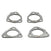 PPE 118062050 Stainless Steel Up-Pipe Gasket Set | 2017-2025 GM Silverado/Sierra 2500HD/3500HD 6.6L Duramax L5P