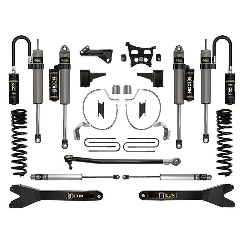 ICON K65903R 4.5" Lift Stage 4 Suspension System Kit w/ Radius Arms | 2023-2025 Ford F250/F350 Super Duty DIESEL