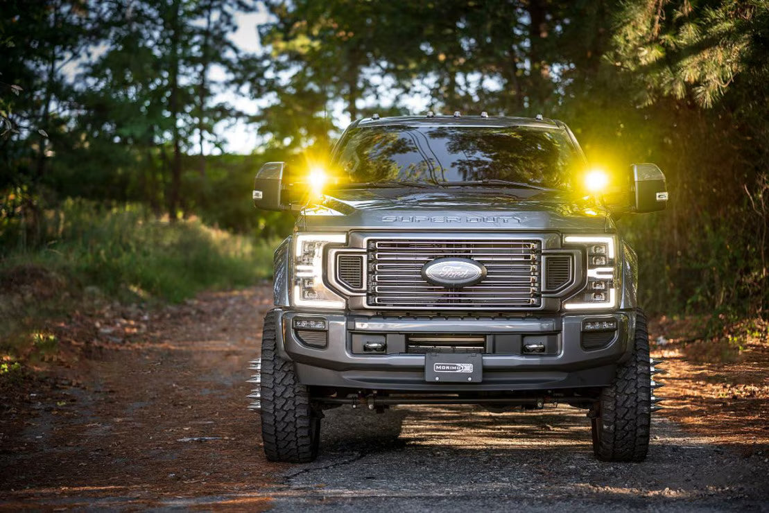 Morimoto BAF039 4Banger A-Pillar Brackets | 2017-2022 Ford F250/F350 Super Duty