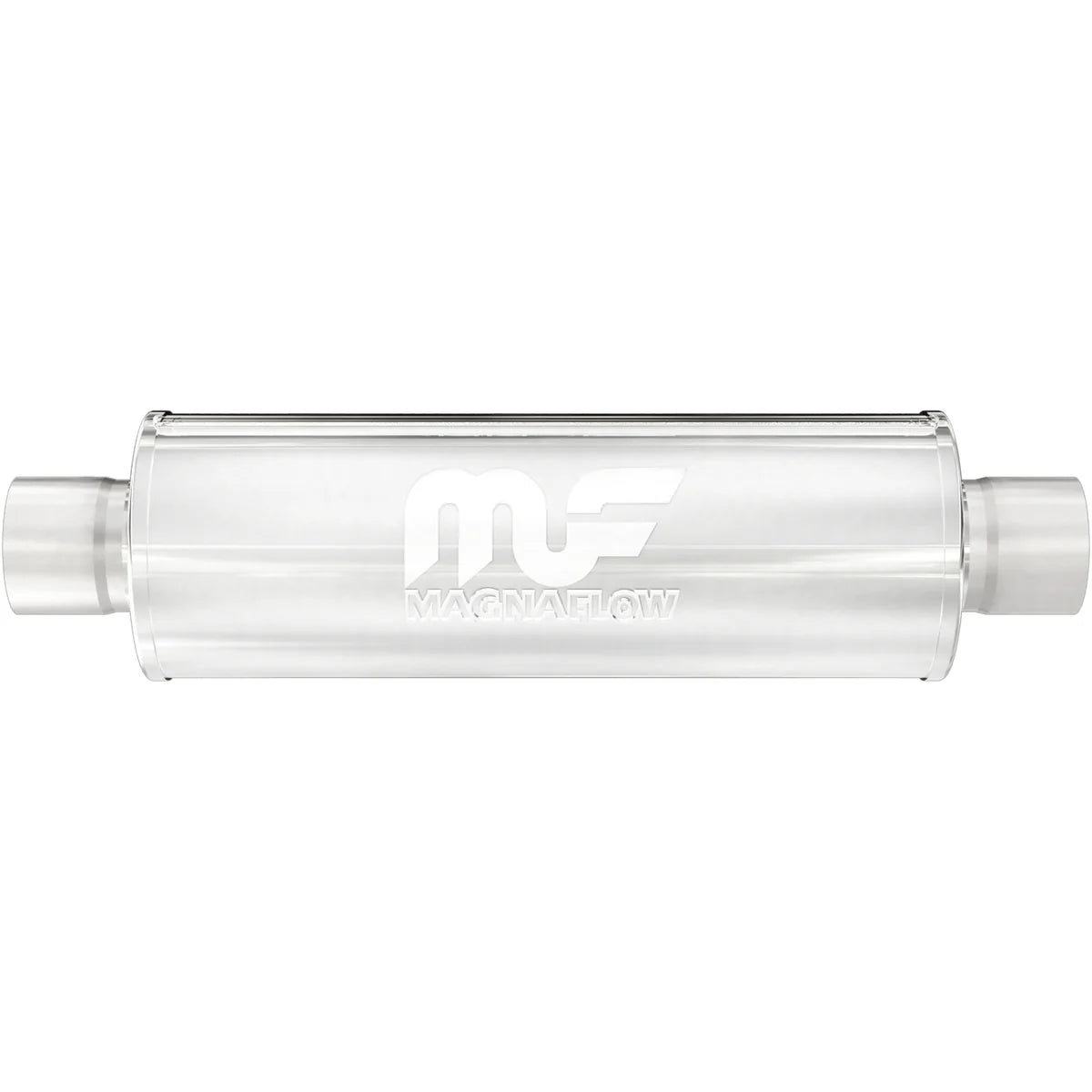 MagnaFlow 12773  7in. Round Straight-Through Performance Exhaust Muffler | Universal