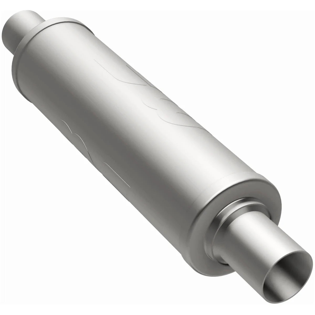 MagnaFlow 12773  7in. Round Straight-Through Performance Exhaust Muffler | Universal