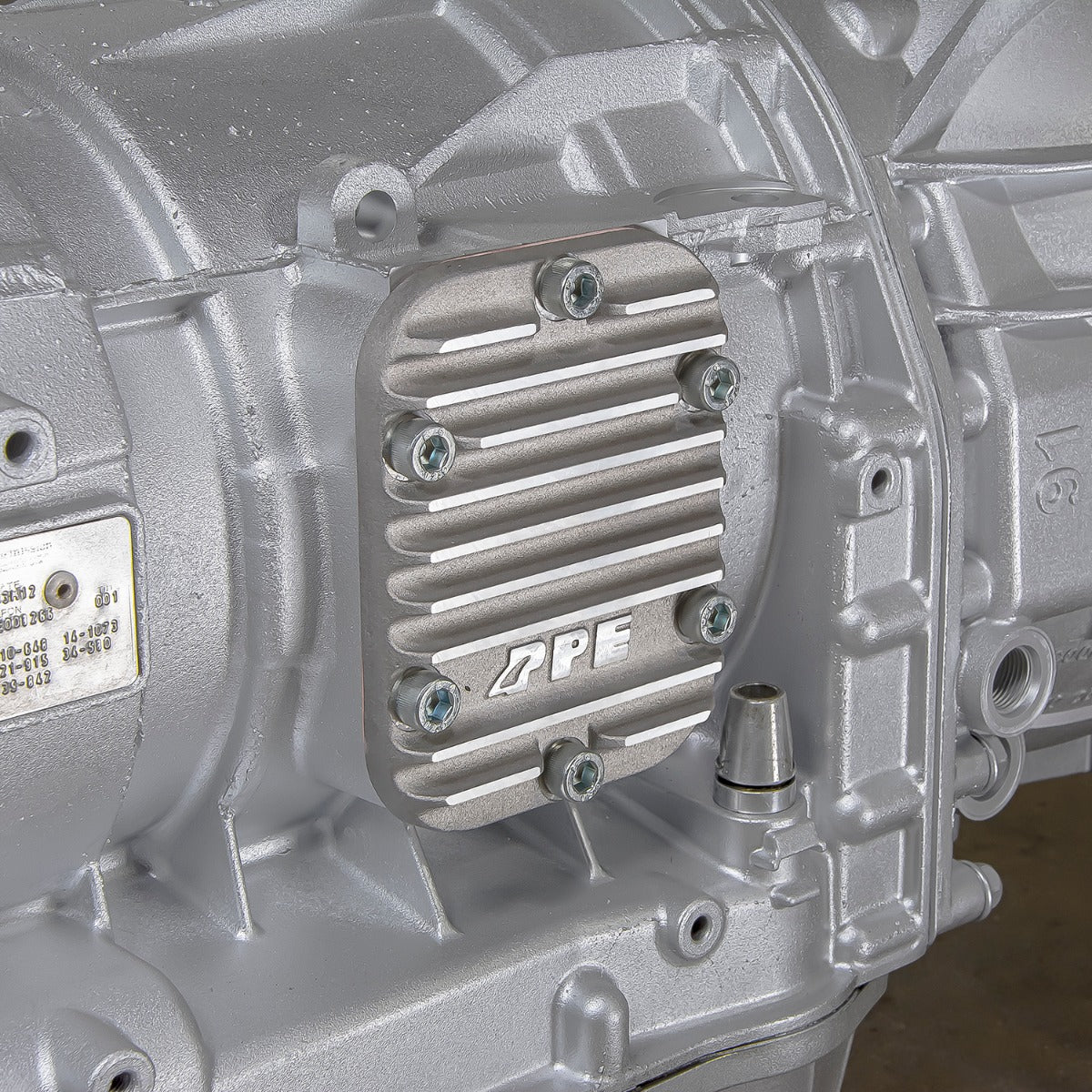 PPE 128060000 Allison Transmission PTO Side Plate Cover with Raw Finish | 2001-2019 GM Silverado/Sierra 2500HD/3500HD 6.6L Duramax