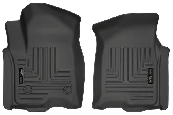 Husky 13211 Weatherbeater Front Floor Liners | 2020-2022 GM Silverado/Sierra 2500HD/3500HD
