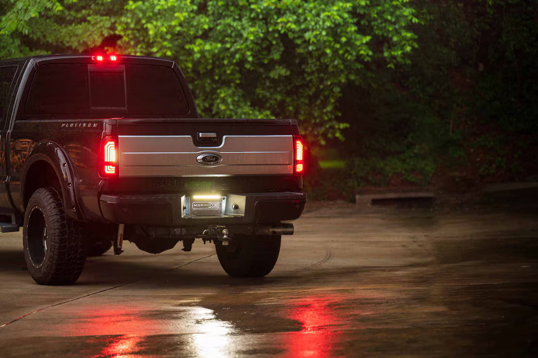 Morimoto LF732 XB LED Tail Lights - Red | 1999-2016 Ford F250/F350 Super Duty