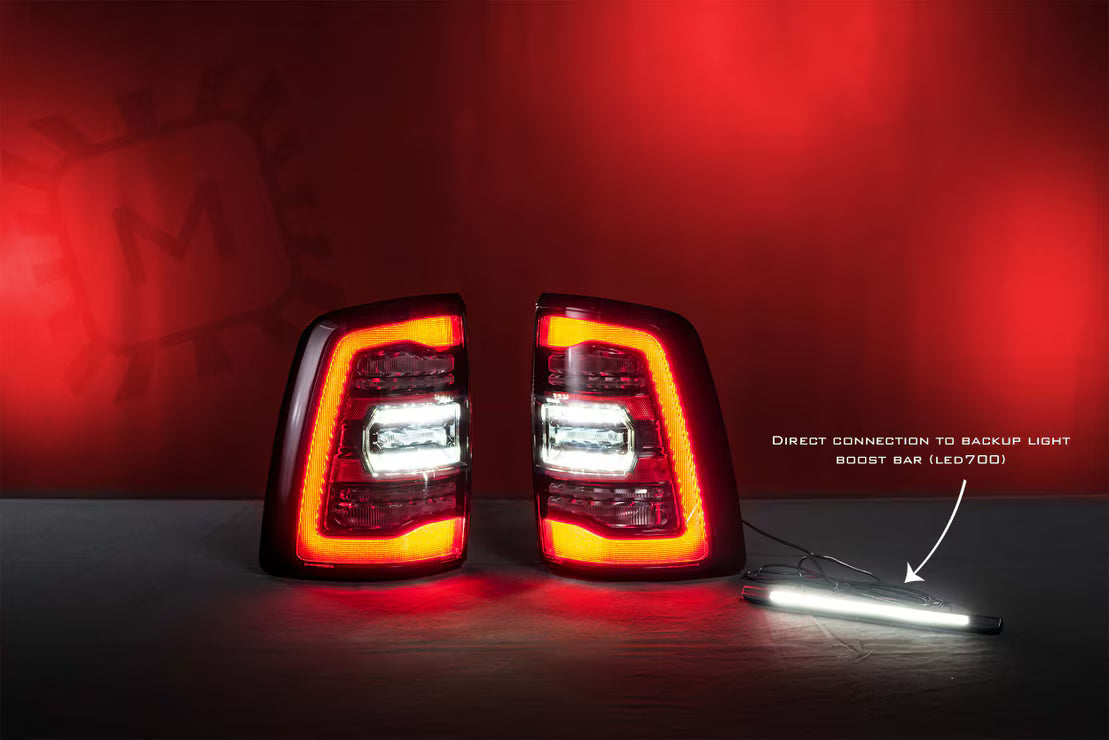 Morimoto LF724 XB LED Tail Lights - Smoked Pair | 2009-2018 Dodge RAM 1500/2500/3500
