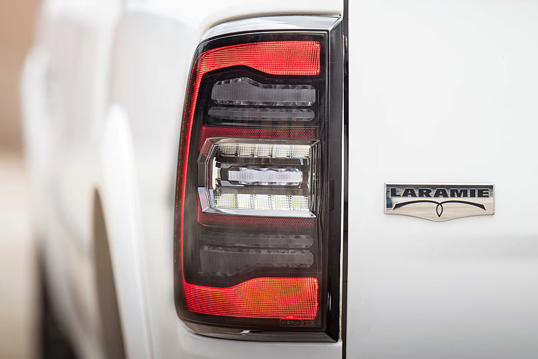 Morimoto LF724 XB LED Tail Lights - Smoked Pair | 2009-2018 Dodge RAM 1500/2500/3500