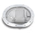 PPE 138051210 Heavy Duty Cast Aluminum Rear Differential Cover with Brushed Finish | 2014-2025 GM Silverado/Sierra 1500