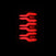 AlphaRex 620030 LUXX Series Black LED Tail Lights | 2015-2019 GM Silverado/Sierra 2500HD/3500HD