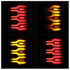AlphaRex 620030 LUXX Series Black LED Tail Lights | 2015-2019 GM Silverado/Sierra 2500HD/3500HD