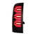 AlphaRex 620050 LUXX Series Black/Red LED Tail Lights | 2015-2019 GM Silverado/Sierra 2500HD/3500HD