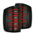 AlphaRex 620050 LUXX Series Black/Red LED Tail Lights | 2015-2019 GM Silverado/Sierra 2500HD/3500HD