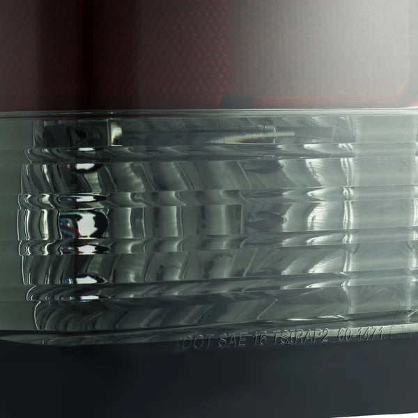 AlphaRex 620020 PRO Series Red Smoke LED Tail Lights | 2015-2019 GM Silverado/Sierra 2500HD/3500HD