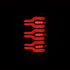 AlphaRex 630030 LUXX Series Alpha Black LED Tail Lights | 2014-2018 GM/GMC Sierra 2500HD/3500HD
