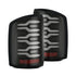 AlphaRex 630040 LUXX Series Black LED Tail Lights | 2014-2018 GM/GMC Sierra 2500HD/3500HD