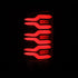 AlphaRex 630040 LUXX Series Black LED Tail Lights | 2014-2018 GM/GMC Sierra 2500HD/3500HD
