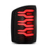 AlphaRex 630040 LUXX Series Black LED Tail Lights | 2014-2018 GM/GMC Sierra 2500HD/3500HD