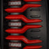 AlphaRex 630050 LUXX Series Black/Red LED Tail Lights | 2014-2018 GM Chevrolet Sierra 2500HD/3500HD