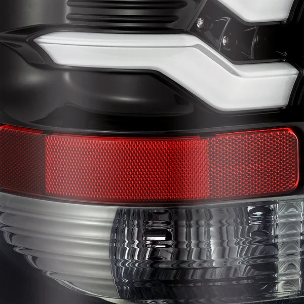 AlphaRex 630010 PRO Series Jet Black LED Tail Lights | 2014-2018 GM/GMC Sierra 2500HD/3500HD SRW