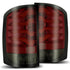 AlphaRex 630020 PRO Series Red Smoke LED Tail Lights | 2014-2018 GM/GMC Sierra 2500HD/3500HD