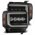 AlphaRex 880617 NOVA Series Black LED Projector Headlights | 2015-2018 GM/GMC Sierra 2500HD/3500HD