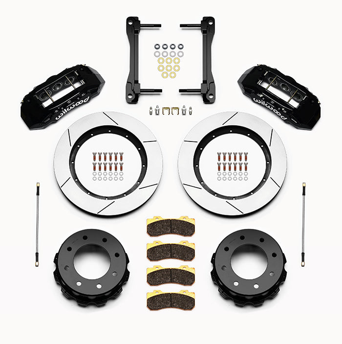 Wilwood 140-13874 Truck Rear Brake Kit (Black Calipers) | 2011-2019 GM Silverado/Sierra 2500HD/3500HD