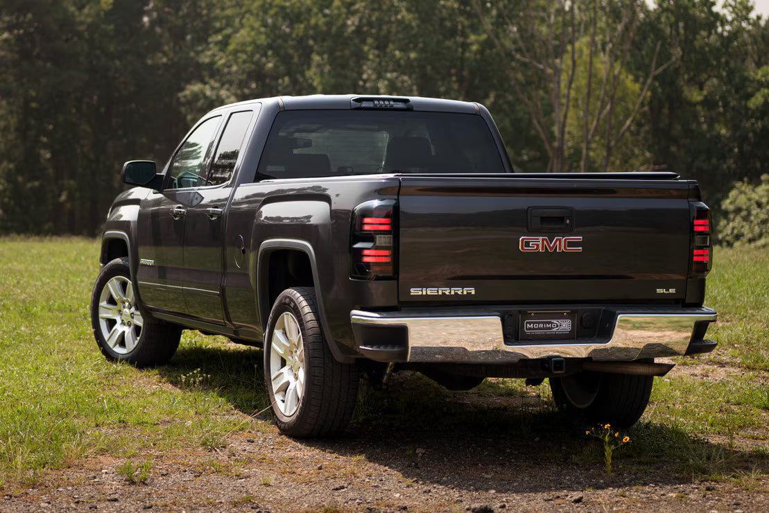 Morimoto LF731 XB LED Tail Lights - Smoked | 2015-2019 GM/GMC Sierra 2500HD/3500HD