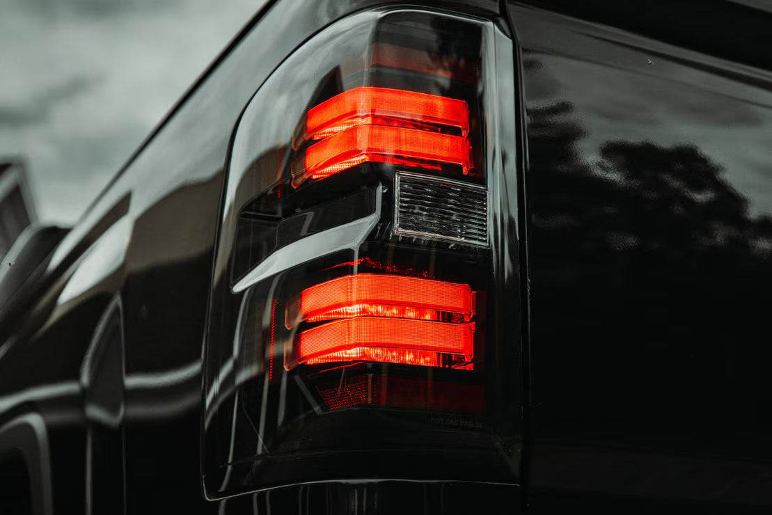 Morimoto LF731 XB LED Tail Lights - Smoked | 2015-2019 GM/GMC Sierra 2500HD/3500HD