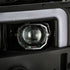 AlphaRex 880224 PRO Halogen Black Headlights | 2015-2019 GM Chevrolet Silverado 2500HD/3500HD
