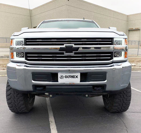 AlphaRex 880225 PRO Halogen Chrome Headlights | 2015-2019 GM Chevrolet Silverado 2500HD/3500HD