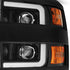 AlphaRex 880226 PRO Halogen Jet Black Headlights | 2015-2019 GM Chevrolet Silverado 2500HD/3500HD