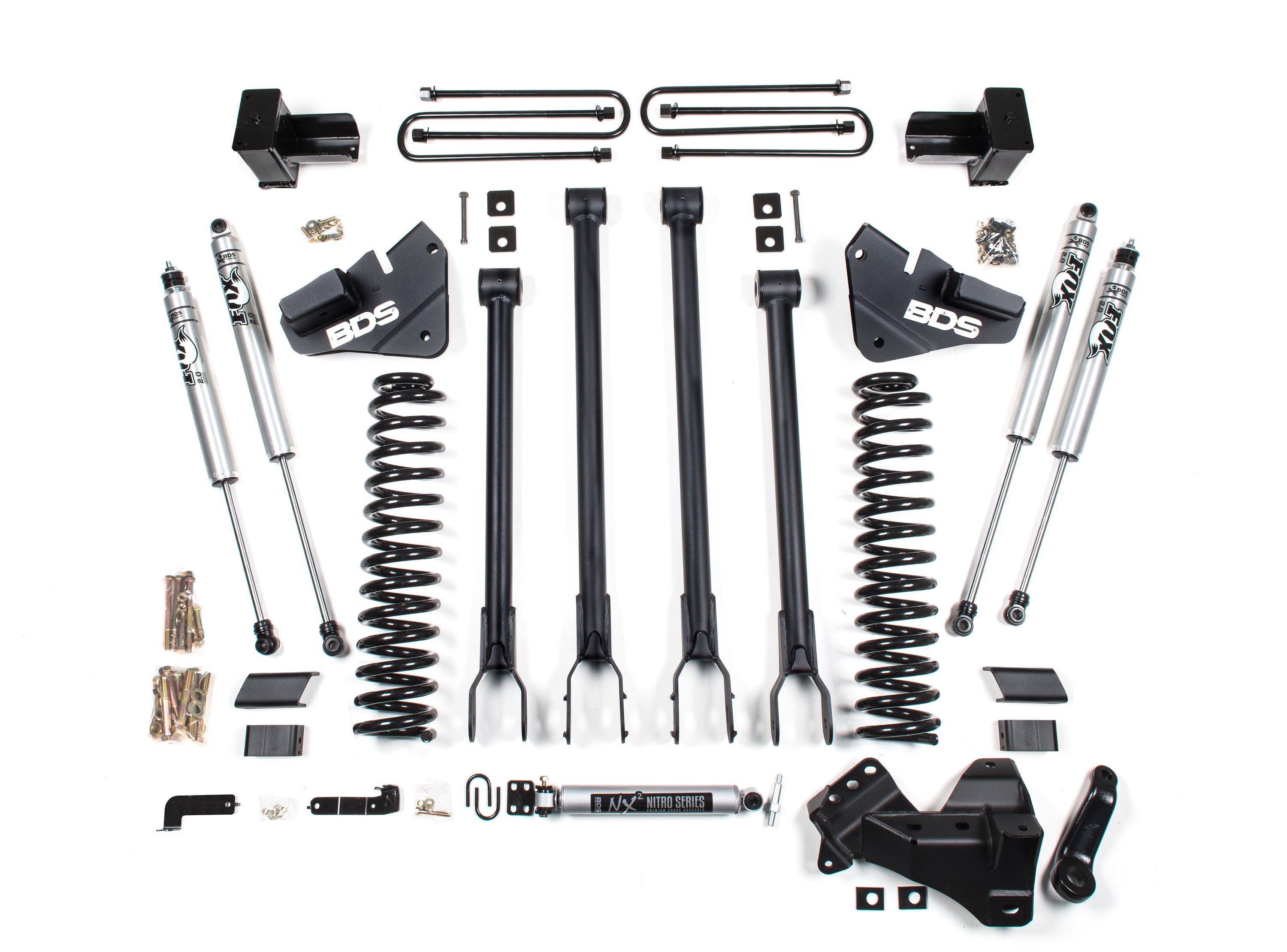 BDS 1537H 4 inch 4-Link Lift Kit | 2017-2022 Ford F250/F350