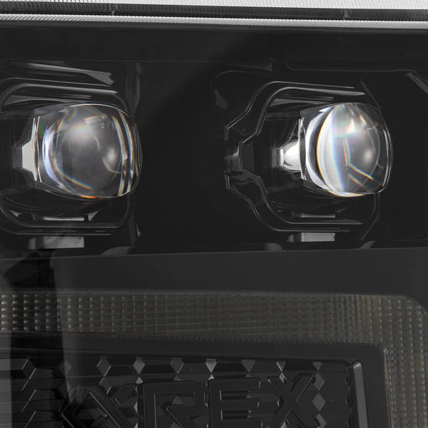 AlphaRex 880236 NOVA Series Alpha Black LED Projector Headlights | 2016-2018 GM Chevrolet Silverado 1500
