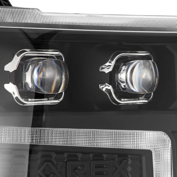 AlphaRex 880237 NOVA Series Black LED Projector Headlights | 2016-2018 GM Chevrolet Silverado 1500