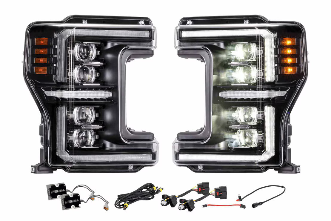 Morimoto LF2-503Y XB EVO Hybrid LED Headlights (Pair) | 2017-2019 Ford F250/F350 Super Duty 4WD