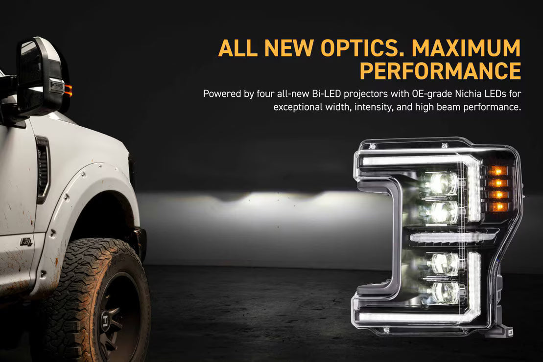 Morimoto LF2-503 XB EVO LED Headlights (Pair) | 2017-2019 Ford F250/F350 Super Duty 4WD