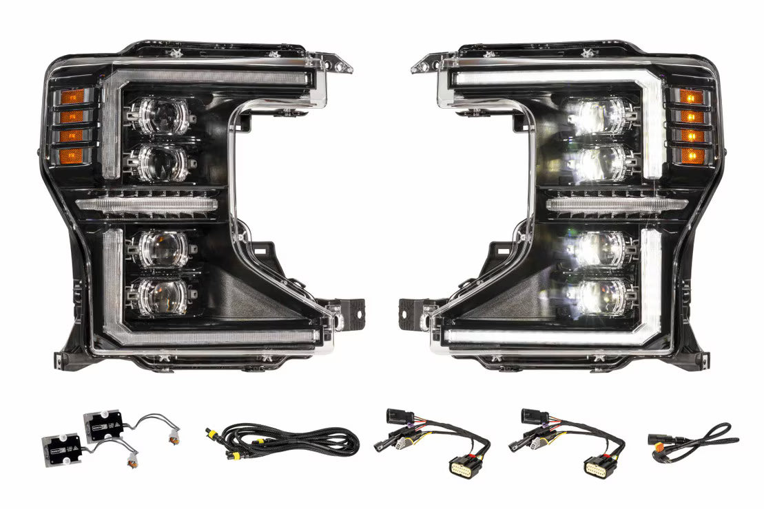 Morimoto LF2-508Y XB EVO Hybrid LED Headlights (Pair) | 2020-2022 Ford F250/F350 Super Duty 4WD