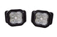 Diode Dynamics DD7017 SS3 LED Fog Light Kit White SAE-DOT Fog Max w/ Amber Backlight | 2017-2022 Ford F250/F350