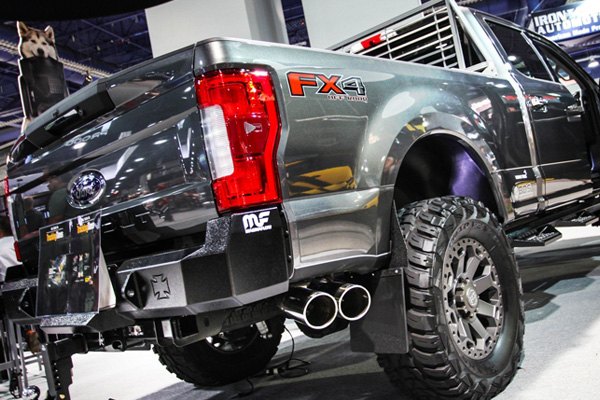 MagnaFlow 17873 Dual Stainless 4 inch DPF-Back Exhaust 2008-2024 Ford F250/F350 6.4L/6.7L Powerstroke