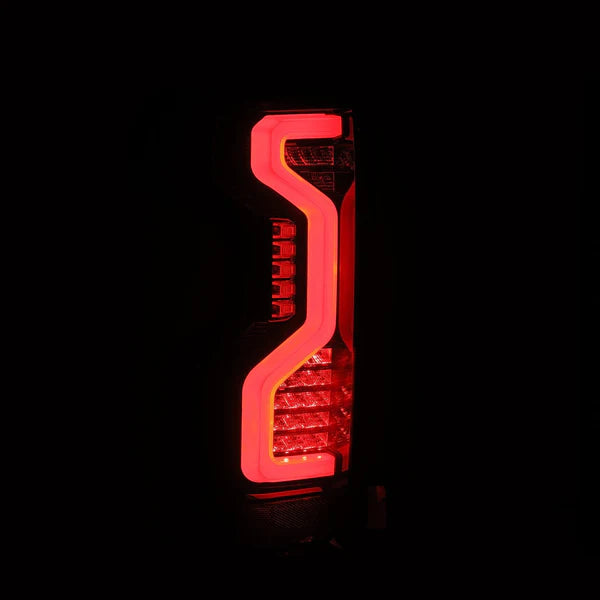 AlphaRex 620070 PRO Series Jet Black LED Tail Lights | 2020-2025 GM Chevrolet Silverado 2500HD/3500HD