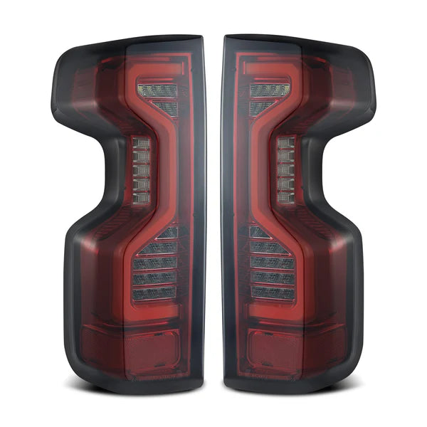 AlphaRex 620060 PRO Series Red Smoke LED Tail Lights | 2020-2025 GM Chevrolet Silverado 2500HD/3500HD